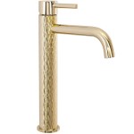 LEROY KRUDA light gold Umyvadlová baterie Vysoká