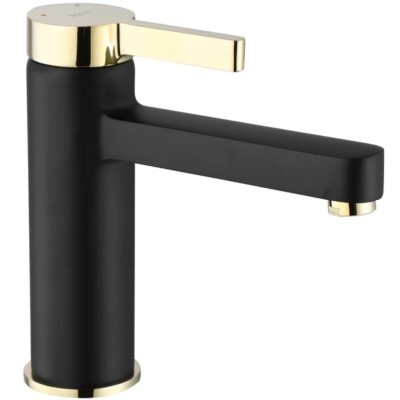 PLEA black+gold Umyvadlová baterie