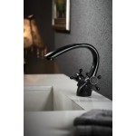 ROBBIE old black Umyvadlová baterie