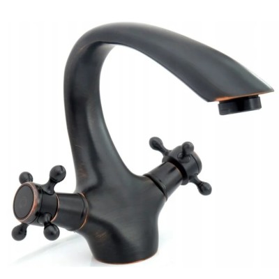 ROBBIE old black Umyvadlová baterie