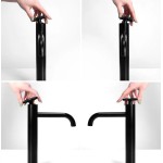 VERONIQ black Umyvadlová vodovodní baterie Vysoká