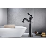 VICTORIA black Umyvadlová baterie Vysoká