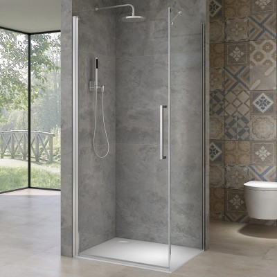 AVER COMBI 80x140 Čiré Sprchový kout obdélníkový