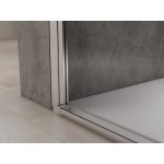 AVER DUE 90x80 Čiré Sprchová zástěna otevírací obdélníková