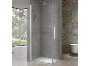 AVER DUE 95x50 Grape Sprchová zástěna otevírací obdélníková