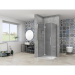 NOMI COMBI 100x120 Grape Sprchový kout zalamovací obdélníkový