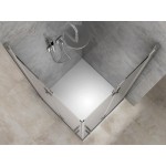 NOMI DUE 110x90 Čiré Sprchová zástěna zalamovací obdélníková