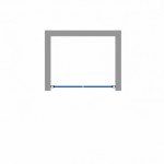 NOMI 110 Grape Sprchové dveře zalamovací