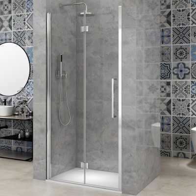 NOMI 60 Čiré Sprchové dveře zalamovací