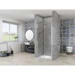 NOMI 70 Čiré Sprchové dveře zalamovací