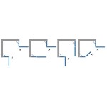 RIKA DUE 100x85 Čiré Sprchová zástěna otevírací obdélníková