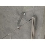 RIKA DUE 100x90 Čiré Sprchová zástěna otevírací obdélníková