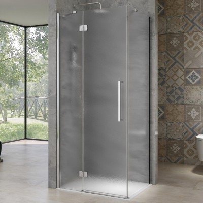 RIKA COMBI 100x110 levý Grape Sprchový kout obdélníkový