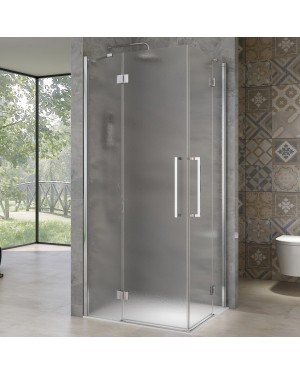 RIKA DUE 85x85 Grape Sprchová zástěna otevírací čtvercová
