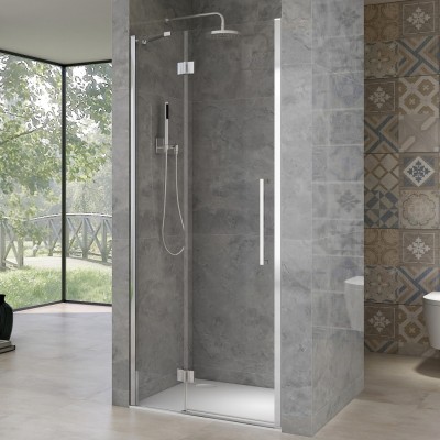 RIKA 90 Čiré Sprchové dveře otevírací