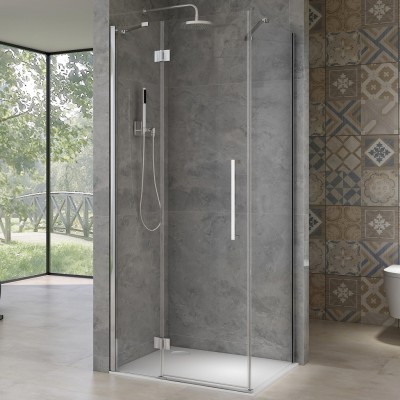 RIKA COMBI 90x90 Čiré Sprchový kout čtvercový