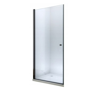 PILAR Black 80 Clear Sprchové dveře