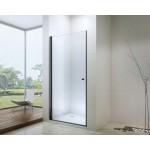 PILAR Black 80 Clear Sprchové dveře