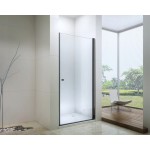 PILAR Black 90 Clear Sprchové dveře