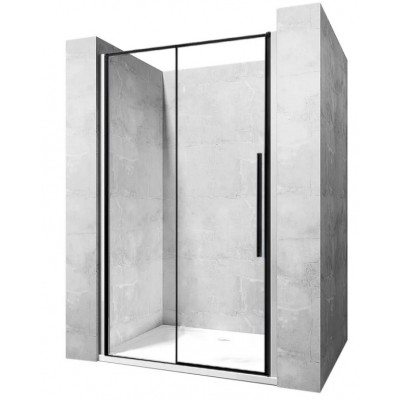 LAROS BLACK 130 Well Sprchové dveře s černými profily