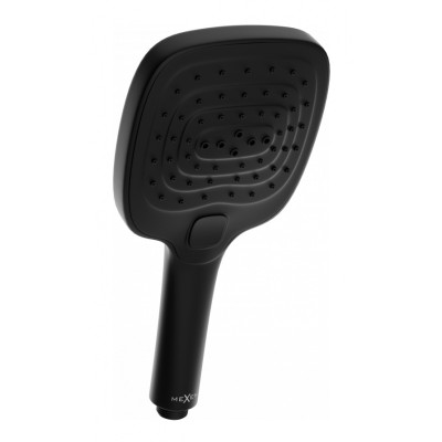 Sprchová hlavice Plácačka 3-funkční - černá