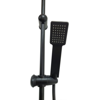 RELAX Black Sprchová hlavice jednofunkční, černá