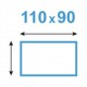 110 x 90 cm