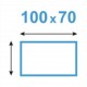 100 x 70 cm