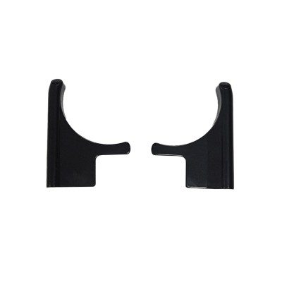 BETA NEW black - koncovky k prahové liště levé i pravé - sada