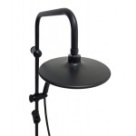 KREIS Black Sprchový set bez baterie - kulatý