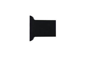 ALFA, BETA NEW black - krytky stěnového profilu - sada