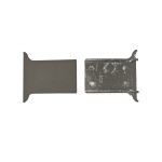 ALFA, BETA NEW chrom - krytky stěnového profilu - sada