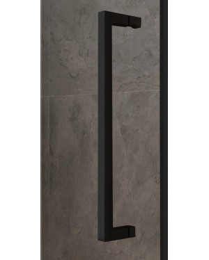 Madlo Black dvoubodové pro WM sprchové dveře, 42 cm