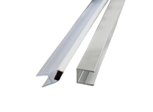 Profilek zavírací s magnetem (Lucio, Reba, Pilar) - chrom