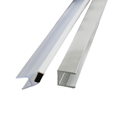 Profilek zavírací s magnetem (Lucio, Reba, Pilar) - chrom