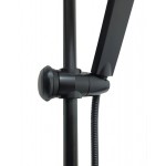 Relax Black Sprchový set bez baterie - hranatý