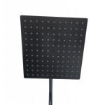 Relax Black Sprchový set bez baterie - hranatý