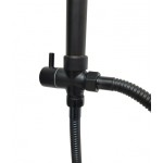 Relax Black Sprchový set bez baterie - hranatý