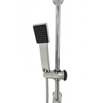 Relax Slim Chrom Sprchový set s baterií - hranatý