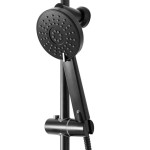 LORRAIN Black Sprchový set s baterií a mýdlenkou