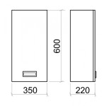 VILIO KOLORO Skříňka závěsná Horní