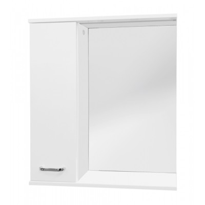 VILIO 55 L Zrcadlová skříňka s LED osvětlením, levá