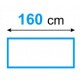 délka 160 cm