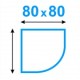 80 x 80 cm