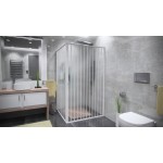 CLERMONT 60-80 x 60-80 Sprchová zástěna shrnovací