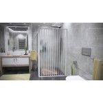 CLERMONT 60-80 x 60-80 Sprchová zástěna shrnovací