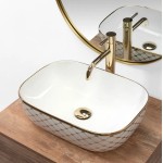 BRICE diamond Umyvadlo na desku