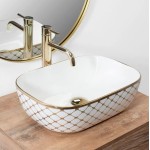 BRICE diamond Umyvadlo na desku