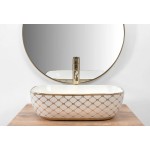 BRICE diamond Umyvadlo na desku