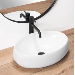 LEO Umyvadlo na desku oválné